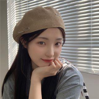 Safety Pin Beret Hat