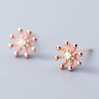 925 Sterling Silver Daisy Stud Earring