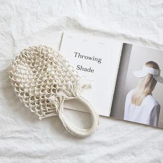 Pineapple Shape Net Bag With Inset Pouch