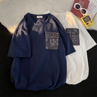 Paisley Prints Pocket Tee