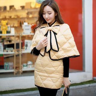 Bow-accent Down Cape