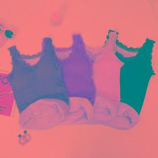 Lace Trim Padded Camisole