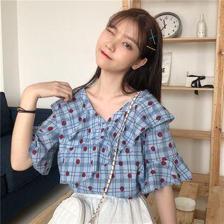 Strawberry Short-sleeve Top
