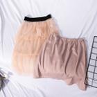 Set: Lace Midi Skirt + A-line Skirt