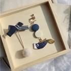 Fish Non-matching Drop Earring