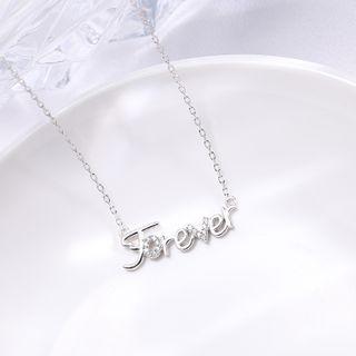 925 Sterling Silver Forever Necklace