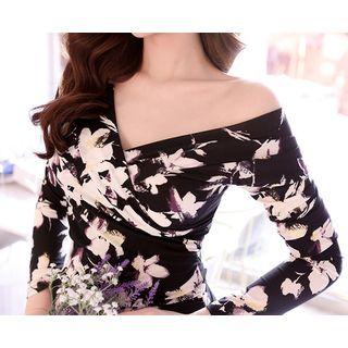 Shirred Bodycon Mini Dress