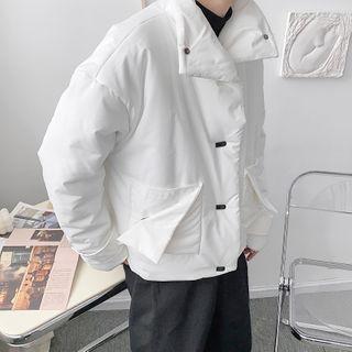Pocket-detail Lapel Padding Jacket