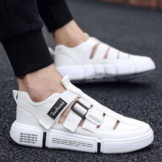 Letter Canvas Sandals