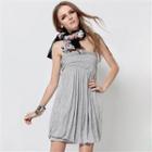 Strapless Cocktail Dress Gray - One Size