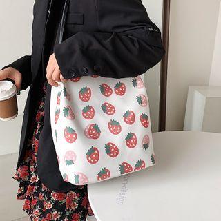 Bread Print Canvas Tote Bag
