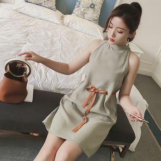 Mock Neck Tank Dress