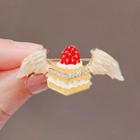 Flying Cake Alloy Brooch Ly2268 - Gold - One Size