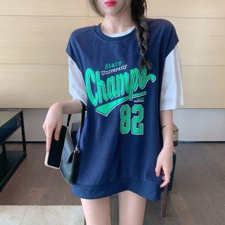 Loose-fit Printed Vest / T-shirt