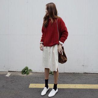 Button Back Sweater