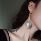 Faux Pearl Drop Ear Stud / Clip-on Earring