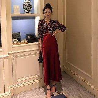 Floral Cropped Top Top - One Size