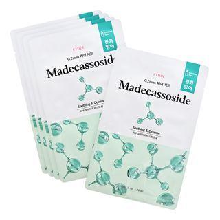 Etude - 0.2 Therapy Air Mask New Set 5 Pcs - 12 Types Madecassoside - 5 Pcs