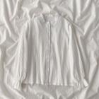 Button-up Blouse White - One Size