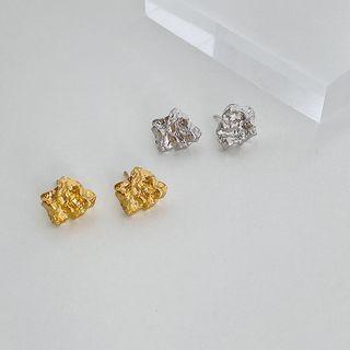 Meteorite Stud Earring