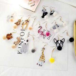 Animal Asymmetric Drop Earring