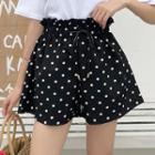 Dotted High-waist Shorts As Shown In Figure - One Size