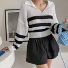 Band-waist Jacquard Shorts