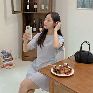 [lovb] Self-tie Monotone Dress