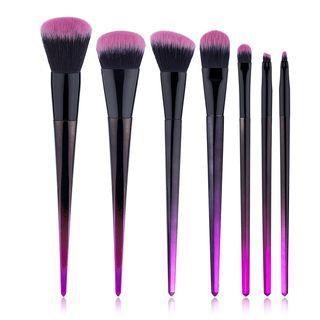 Set Of 9: Gradient Makeup Brushes