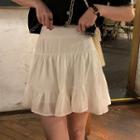 Accordion Pleat High-waist Skirt