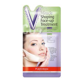 Purederm - Miracle Shaping Face-up Treatment: Gel 5g + Co2 Mask 1pc 5g + 1pc