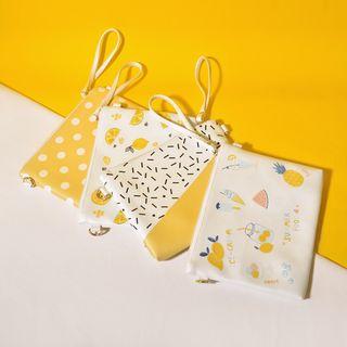 Faux Leather Printed Clutch (various Designs)