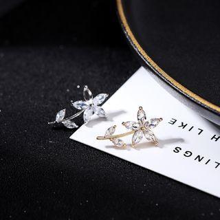 Rhinestone Lucky Flower Brooch