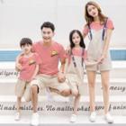 Family Matching Striped Short-sleeve T-shirt / Jumpers Shorts / Shorts / Set