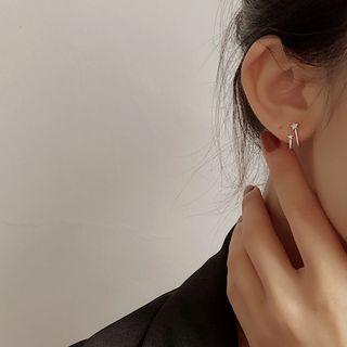 Set Of 4: Star Alloy Earring