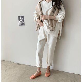 Stitch-trim Harem Pants