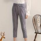 Hoop Accent Cropped Pants