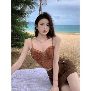 Lace Camisole Top Brown - One Size