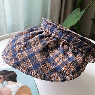 Plaid Visor Cap
