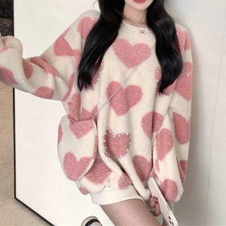 Set: Heart Sweatshirt + Crossbody Bag