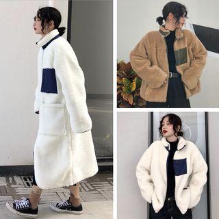 Reversible Fleece Loose-fit Jacket / Long Coat
