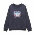 Waterfall Print Pullover