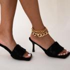 Set: Chunky Chain Alloy Anklet