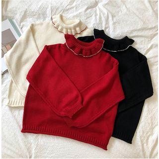 Frill Neck Sweater