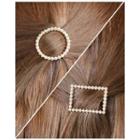 Faux-pearl Hair Barrette (2 Designs)
