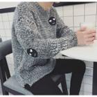 Applique Chunky Knit Sweater