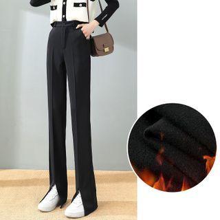 Fleece-lined Wide Leg Pants (various Designs)