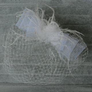 Flower-accent Mesh Hair Clip