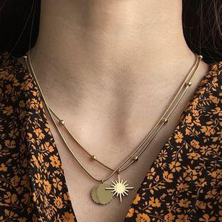 Pendant Stainless Steel Necklace / Set