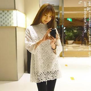 Laced Zip-back Dress